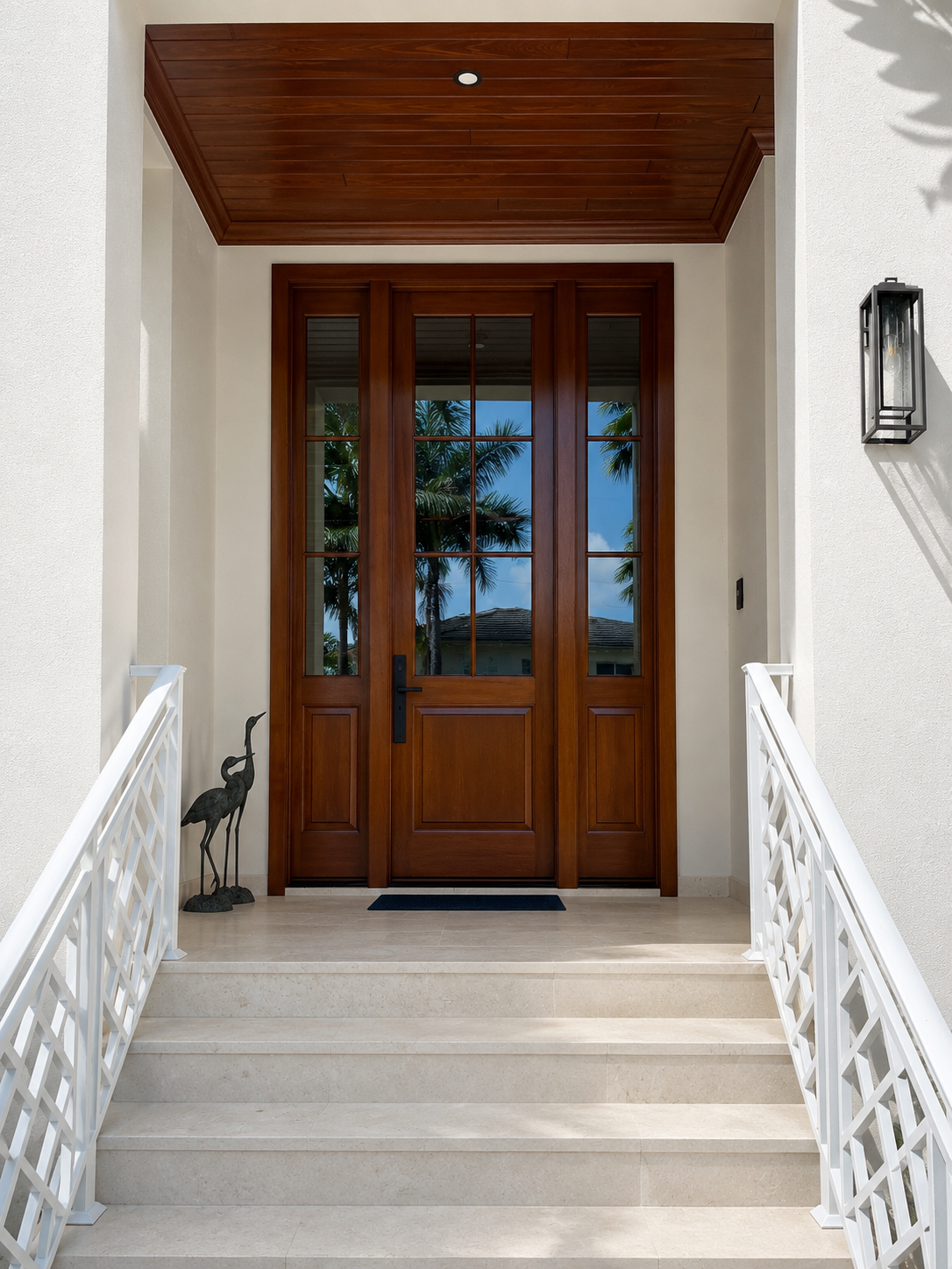 Stained Front Door